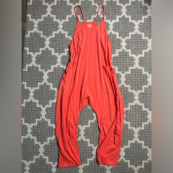 Free People FP Movement Hot Shot Onesie - Coral - Picture 3 of 6